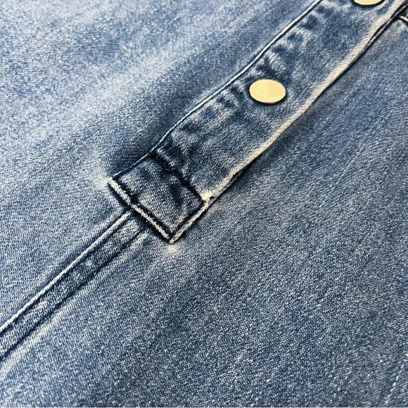 💙 Frank & Oak Good Cotton Denim Romper in Blue 💙 - Picture 10 of 12